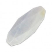 Oliva sintética facetada 24x10 mm imitación marfil Light Blue x1|raw }}