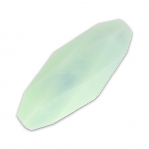 Oliva sintética facetada 24x10 mm imitación marfil Mint x1