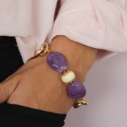 Casquillas de flores 9 mm Dorado con oro fino x8