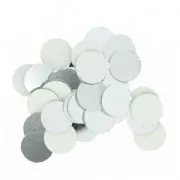 Set de 60 mosaicos espejo de vidrio redondo 20 mm x1