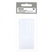 Set de 300 mosaicos espejo de vidrio cuadrado 10x10 mm autoadhesivo x1