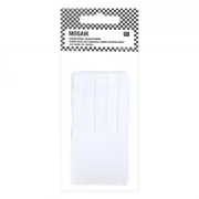 Set de 300 mosaicos espejo de vidrio cuadrado 10x10 mm autoadhesivo x1