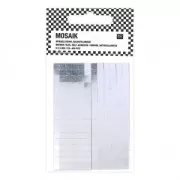 - Set de 300 mosaicos espejo de vidrio cuadrado 5x5 mm autoadhesivo x1 Set de 300 mosaicos espejo de vidrio cuadrado 5x5 mm autoadhesivo x1