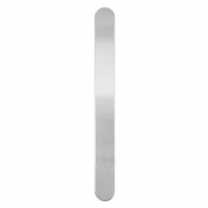 Lote de 7 pulseras para moldear y personalizar ImpressArt 15x1,5 cm Aluminio