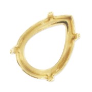 Engaste PureCrystal 4320 10x7 mm dorado|raw }}