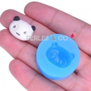 Mini molde de silicona 18,9x13,6 mm Oso Panda