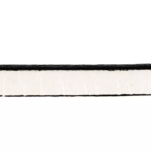 Cordón plano cuero 5x2 mm Blanco x30cm