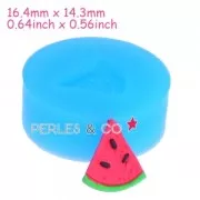 Mini molde de silicona 16,4x14,3 mm Sandía