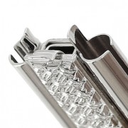 Cierre Beadslide para tejido de cuentas con clip decorado 30x13mm rodiado x1