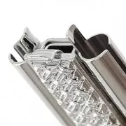 Cierre Beadslide para tejido de cuentas con clip decorado 30x13mm rodiado x1