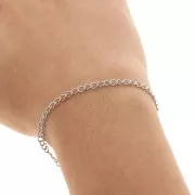 Cadena malla ovalada 3 mm Acero inox 304 x1m