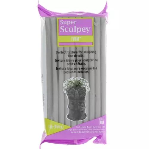 Pâte à modeler Super Sculpey Firm 454 gr Gray