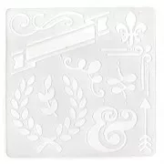 Plantilla para bolígrafo Heatwave - 17,8x17,8 cm Adorno