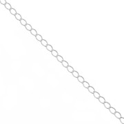 Cadena eslabón Rombo plano 3.1 mm Plata 925 x50cm|raw }}
