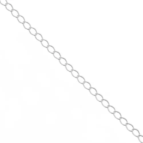 Cadena eslabón Rombo plano 3.1 mm Plata 925 x50cm