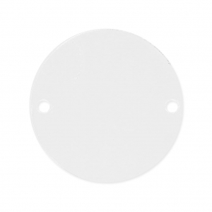 Entrepieza redondos 2 agujeros de plexiglás 20 mm Crystal x1