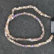 Cubos de vidrio 3,5 mm Smoky Quartz x30 cm