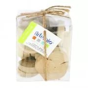 Surtido de palos de madera flotante 3 à 4 cm Natural x250g