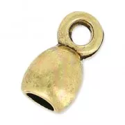 Terminales para cordón 3 mm bronce x4