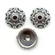 Casquillas 10 mm plateados x6