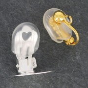 Tuercas o traseras para pendientes clip 14x12 mm de silicona x6