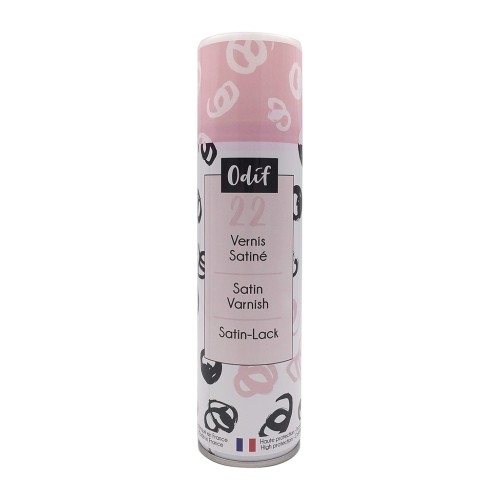 Barniz protector universal en spray Odif n.º 22 para todo tipo de superficies, acabado satinado, 250 ml