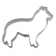 Grande cortador de hierro blanco modelado y cocina 71 mm Chien de berger
