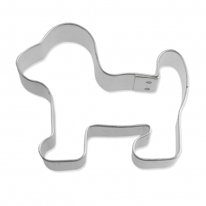 Grande cortador de hierro blanco modelado y cocina 45 mm Petit chien