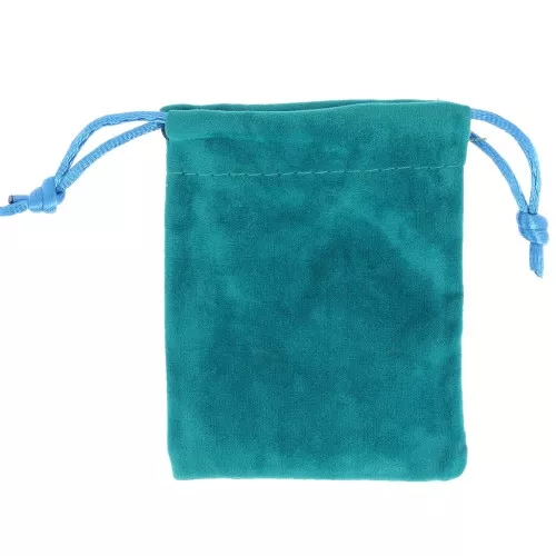 Bolsa de terciopelo para regalo joyas 65x85 mm Dark Turquesa x1