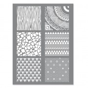 Silk Screen Graine Créative para Arcilla Polimérica 114x153 mm - Motivo Etnico