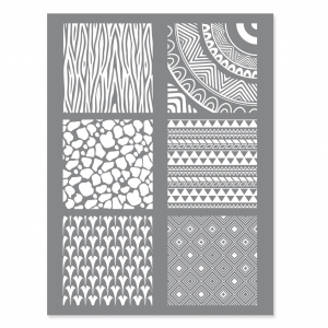 Silk Screen Graine Créative para Arcilla Polimérica 114x153 mm - Motivo Etnico