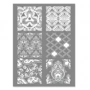 Silk Screen Graine Créative para Arcilla Polimérica 114x153mm- Motivo Hindú