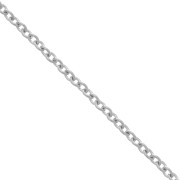 Cadena de malla «Forçat» de 1,5 mm - Acero inoxidable 316L x 1 m