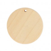 Colgante dije de madera bruto 34 mm x1