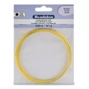 Collar memoria 0,6 mm 90 mm Dorado x15 vueltas