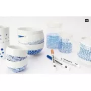 Rotulador con punta de fieltro para porcelana y cerámica 2 mm Morado