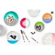 Rotulador con punta de fieltro para porcelana y cerámica 2 mm Morado