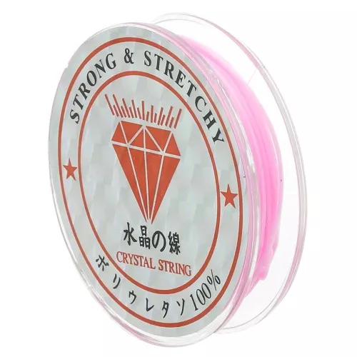 Hilo elástico rosa 0.80 mm x 10 m