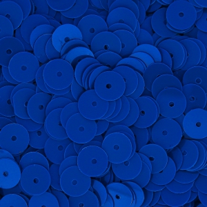 Cuentas redondas arandelas sintéticas de imitación Heishi 6 mm Azul Oscuro x50g