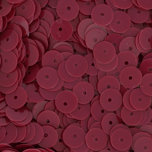 Cuentas redondas arandelas sintéticas de imitación Heishi  6 mm Granate x50g