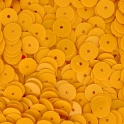 Cuentas redondas arandelas sintéticas de imitación Heishi  6 mm Girasol x50g