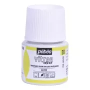 Pintura para vidrio Pebeo Vitrea 160 White veil (n°20) brillante x45ml