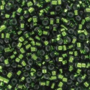 Miyuki Delica 15/0 DBS0182 - Jade Green Silver Lined x5g