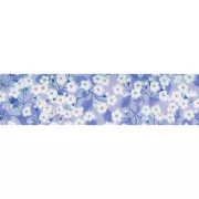 Cinta de bies tela Liberty Tana Lawn Mitsi Bleuet x1m
