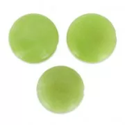 Discos de Tagua 12 mm Color Lima x 4