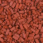 Miyuki Half Tila Beads 5x2.3x1.9 mm HTL-2315 - Opaque Terra Cotta Mat x10g