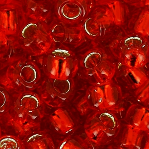 Rocalla Toho 6/0 TO6R0025C - Ruby Silver Lined x8g