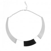 Torque gargantilla collar rígido con cadena 16 cm en Acero inox x1|raw }}