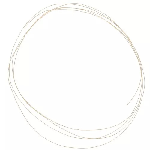 Hilo flexible 0.25 mm de Gold filled x 1 m