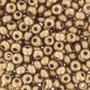 Cuentas de Rocalla Preciosa 11/0 de 2 mm - Dorado satinado x 20 g